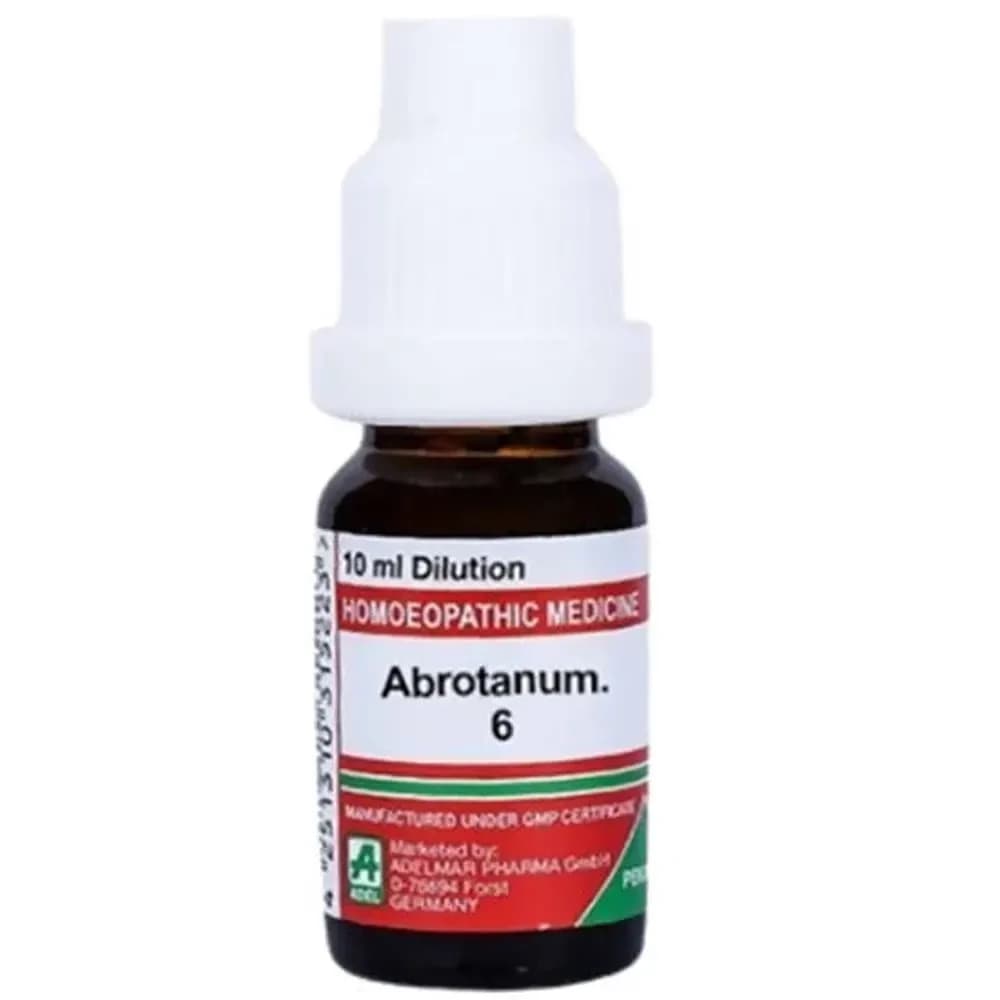 Adel Homeopathy Abrotanum Dilution 6 CH Bottle