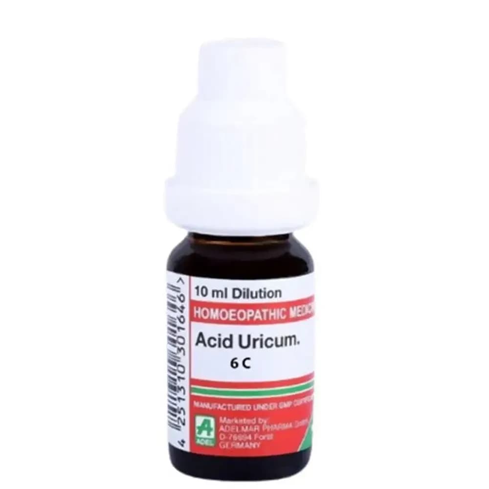 Adel Acid Uricum Dilution 6 CH Bottle