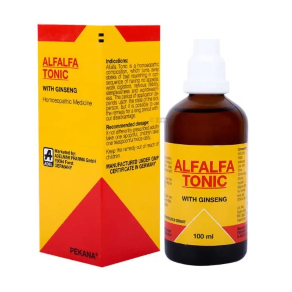 Adel Homeopathy Alfalfa Tonic With Ginseng 100 ml Main Image