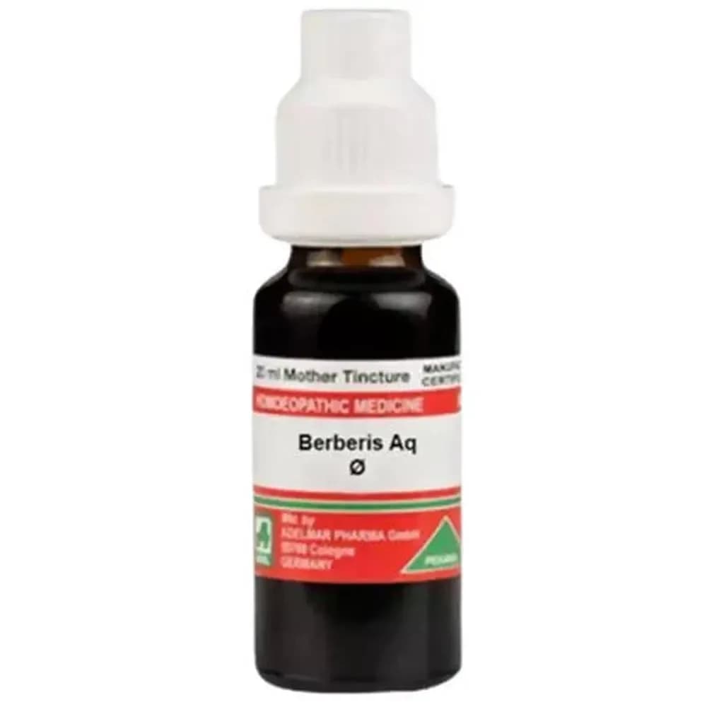 Adel Berberis Aq Mother Tincture Q 20 ml Bottle