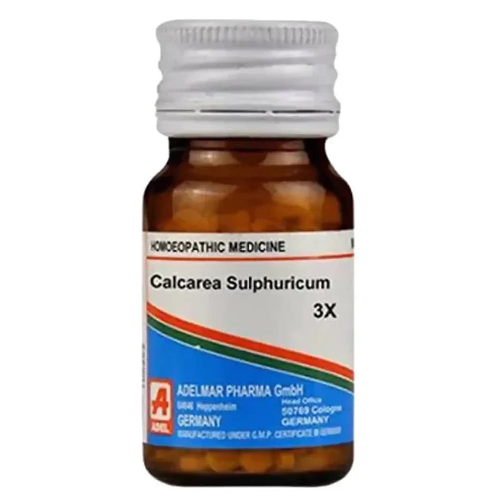Adel Homeopathy Calcarea Sulphuricum Biochemic Tablet 25 g 3X Main Image
