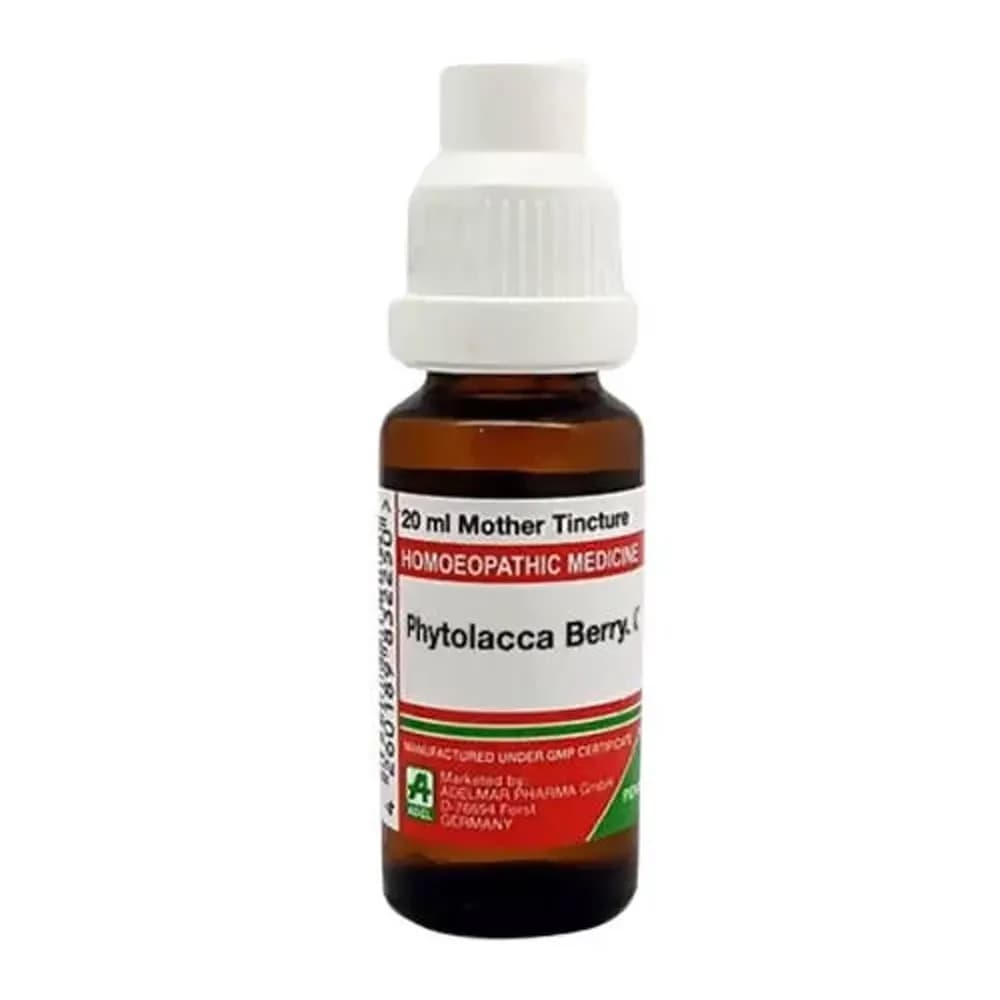 Adel Phytolacca Berry Mother Tincture Q 20 ml Bottle