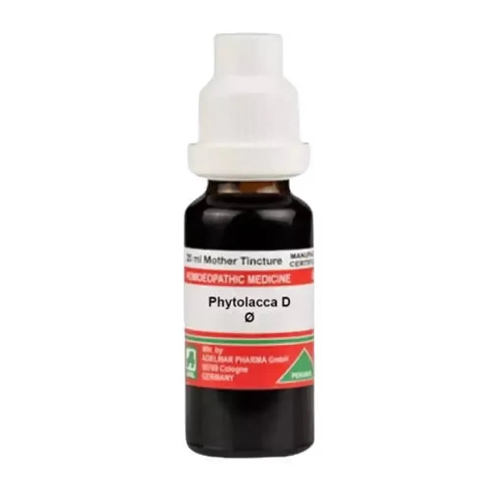 Adel Homeopathy Phytolacca D Mother Tincture Q 20 ml Bottle