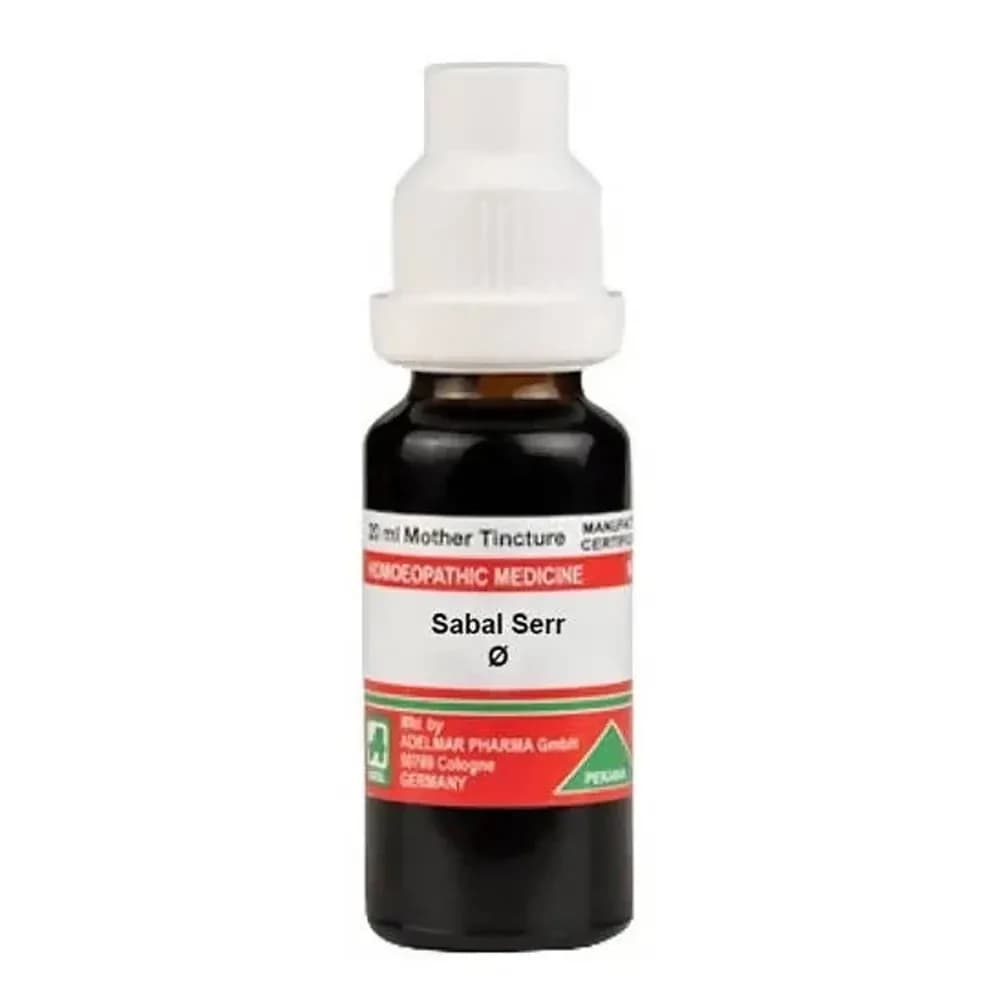 Adel Homeopathy Sabal Serr Mother Tincture Q 20 ml Main Image