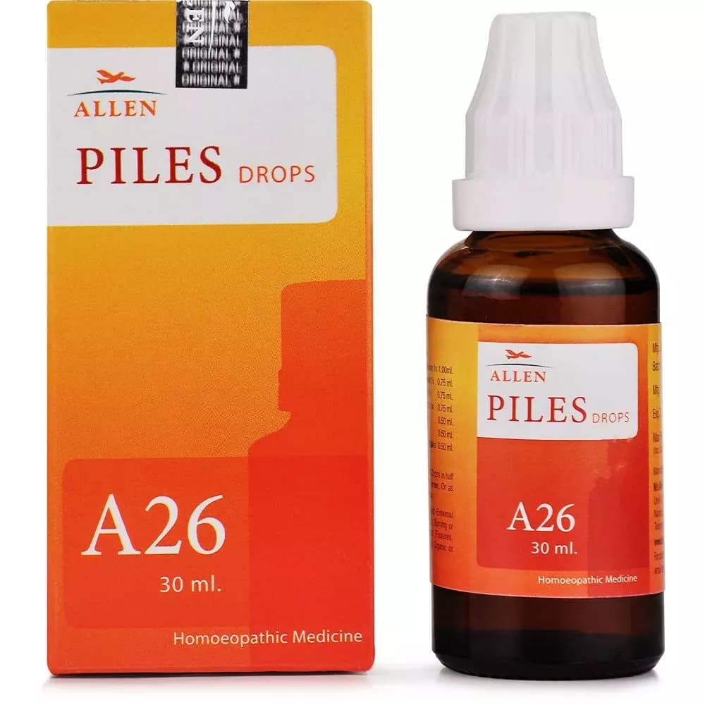 Allen A26 Piles Drop 30 ml Main Image