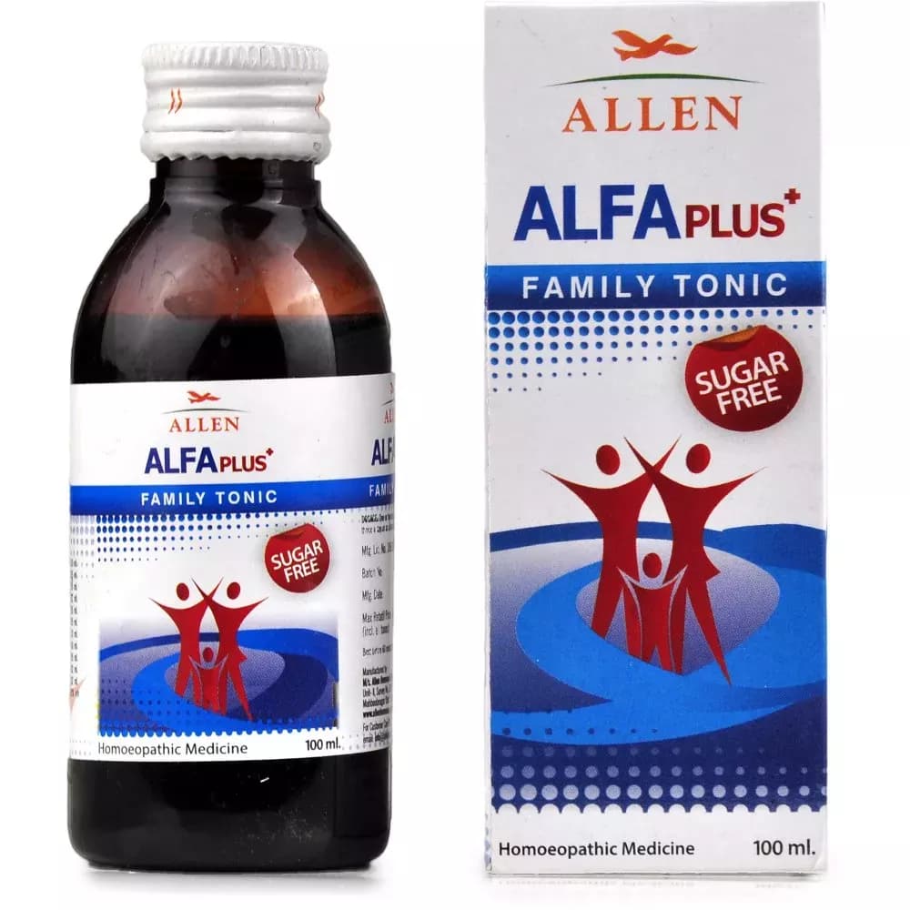 Allen Alfa Plus Sugar Free Family Tonic 100 ml Main Image