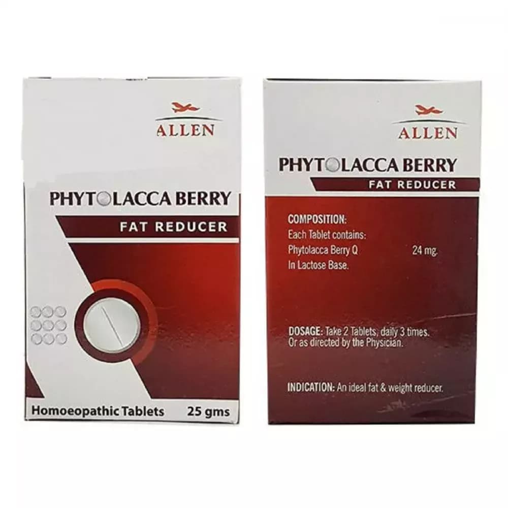 Allen Phytolacca Berry Tablet 25 g Main Image And Composition Info
