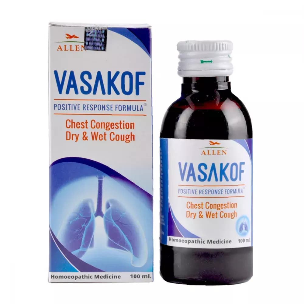 Allen Vasakof Cough Syrup 100 ml Main Image