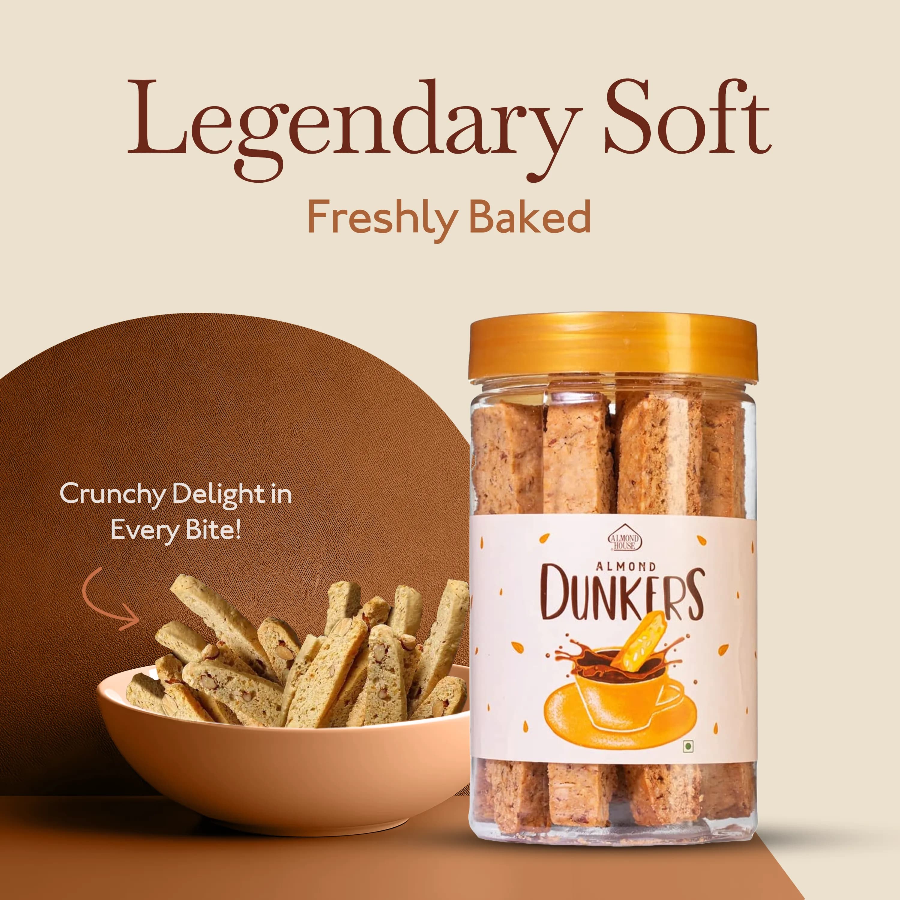 Almond House Almond Dunkers — 260 g