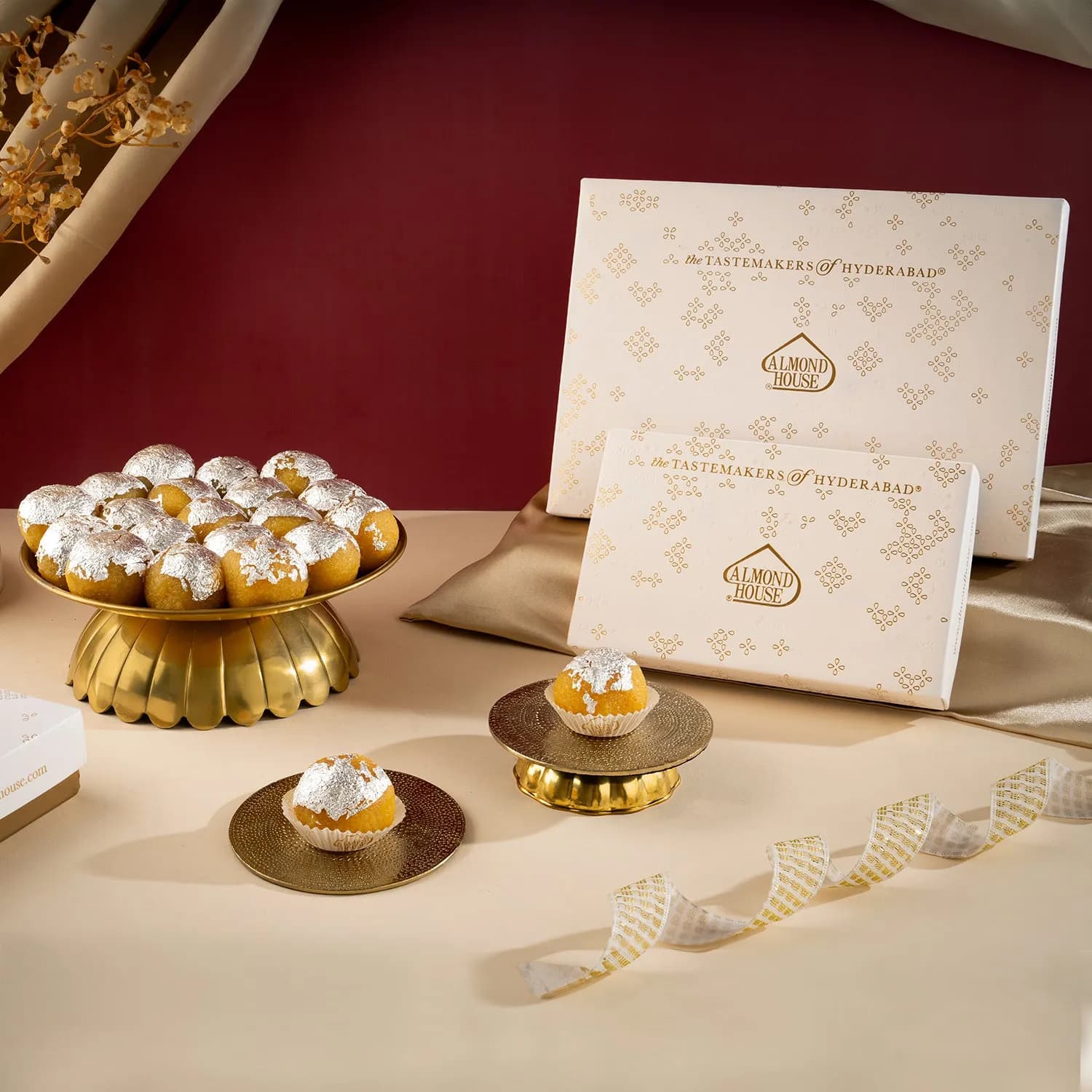 Almond House Coconut Motichur Laddu — 250 g