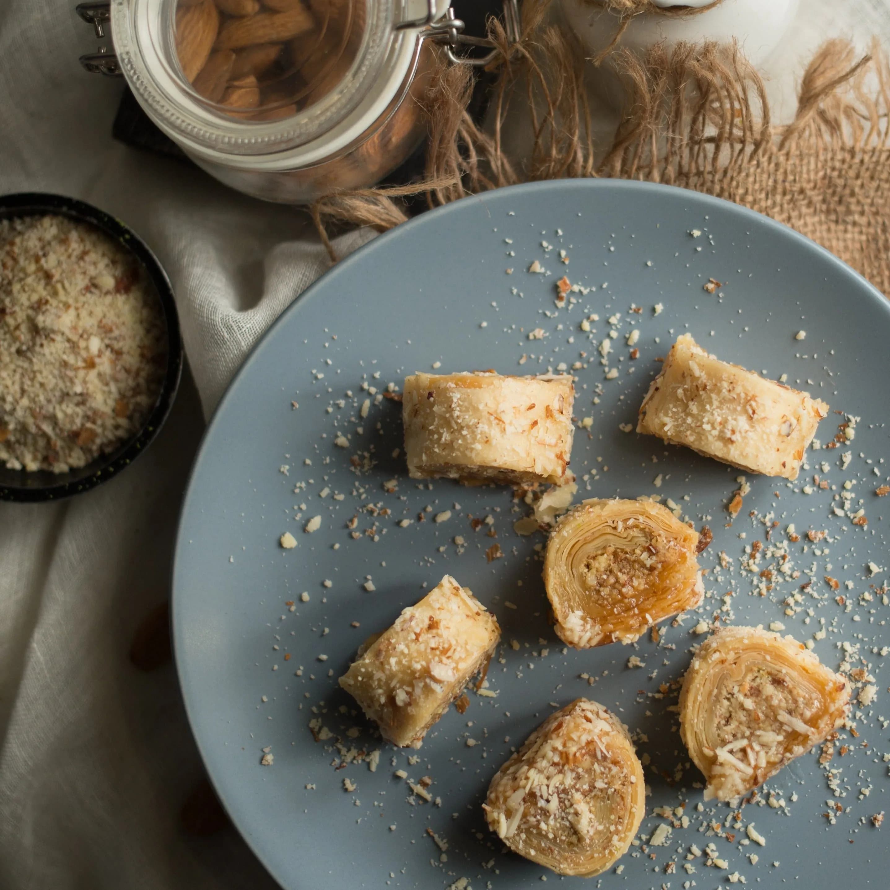 Almond House Flaky Almond Turkish Roll — 250 g