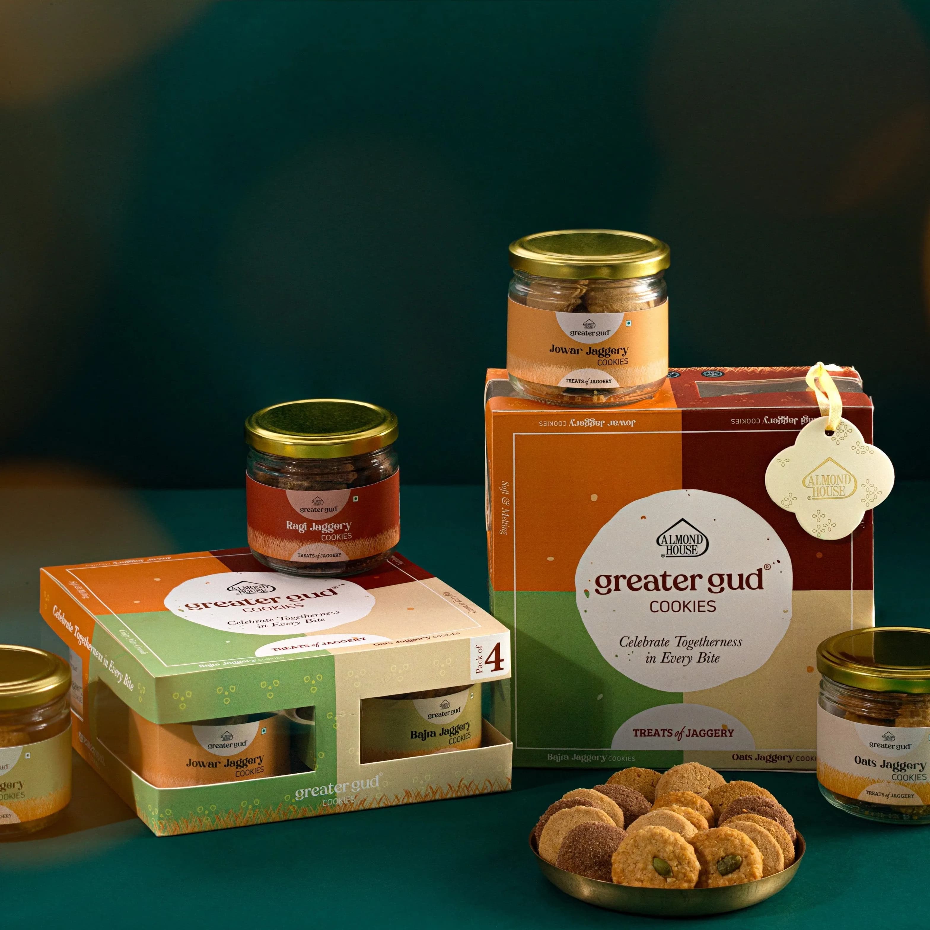 Almond House Greater Gud Cookies Hamper 400 G ShopIndianProductsa