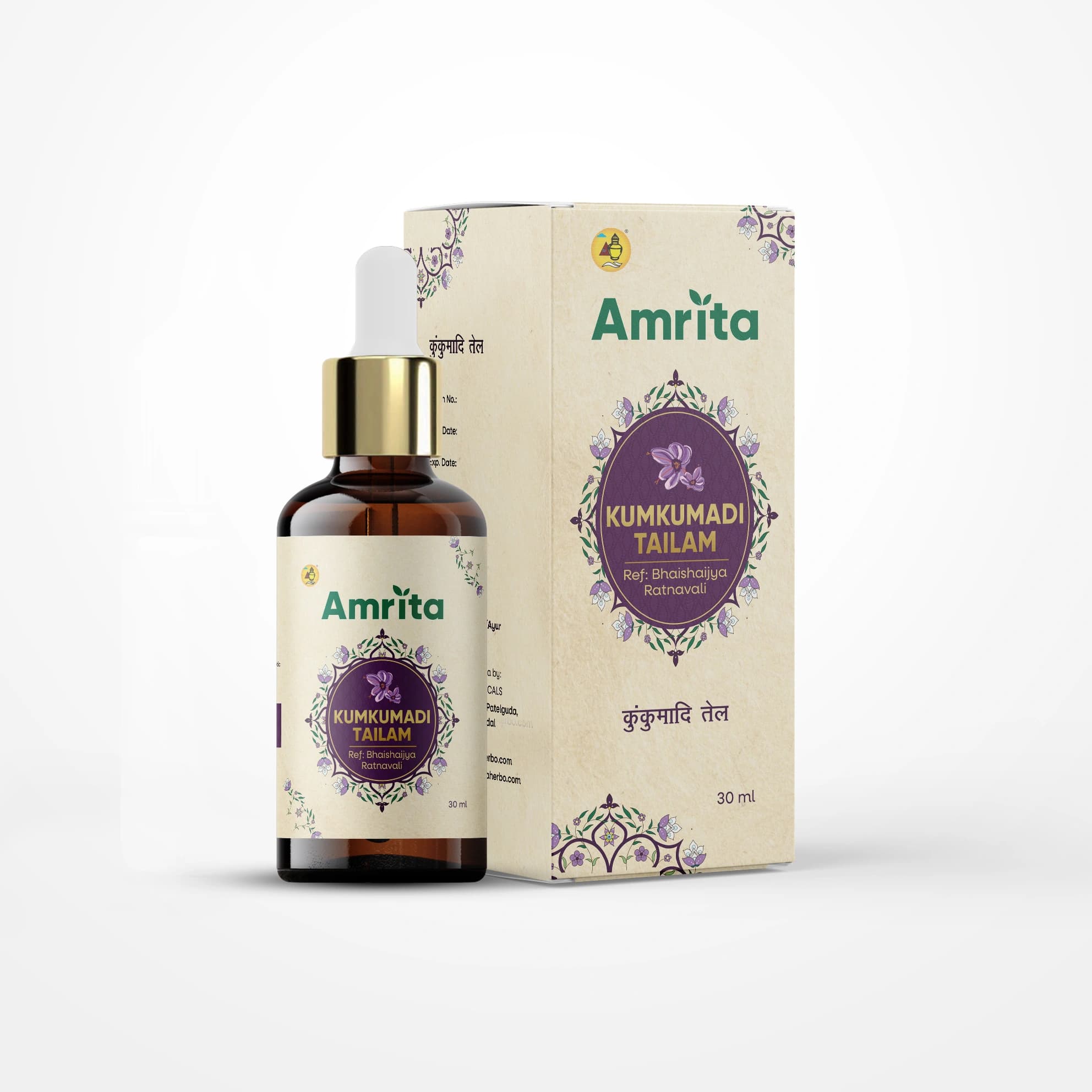 Amrita kumkumadi tailam 30 ml shopindianproductsa