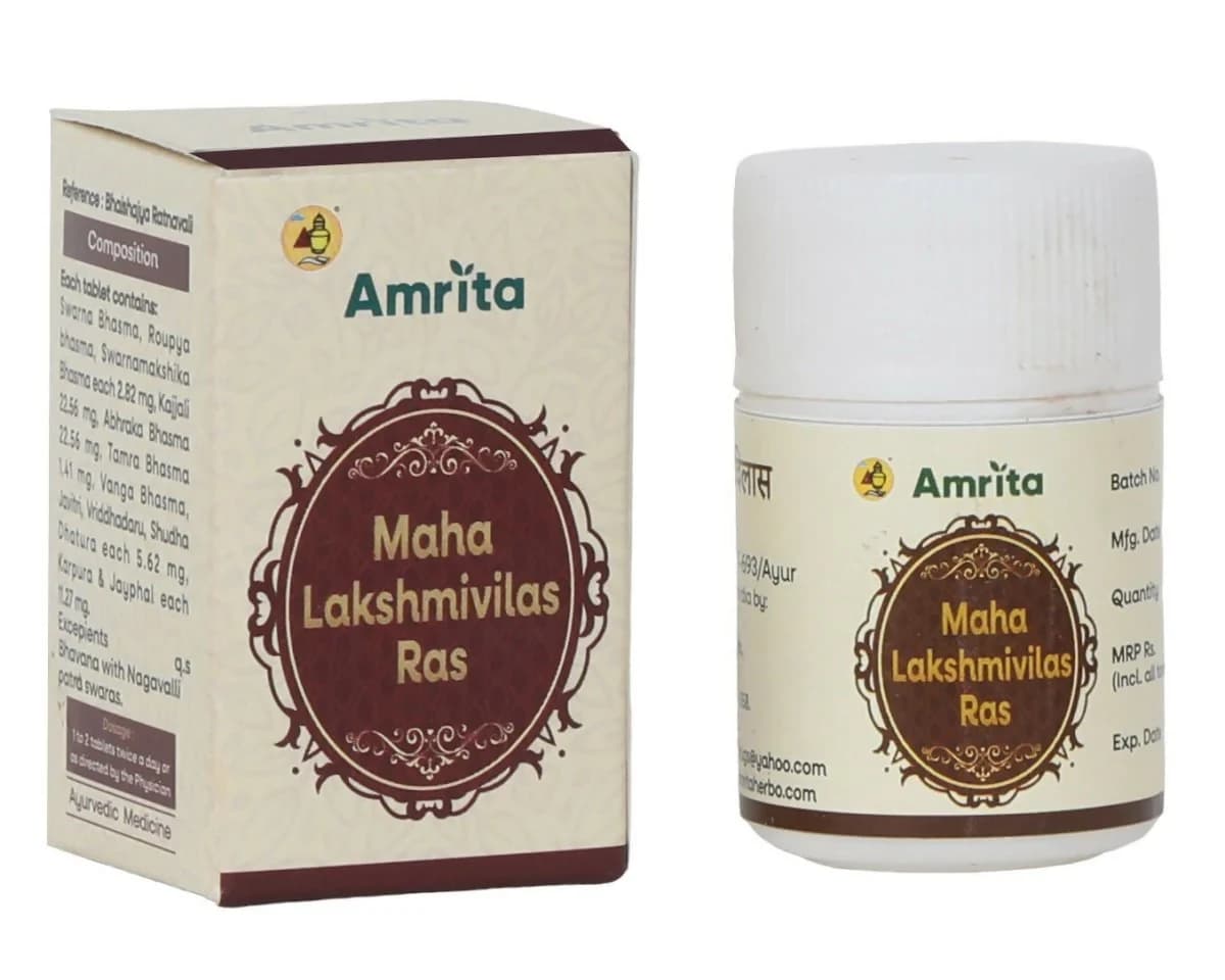 Amrita Maha Laxmivilas Ras Tablets Main Image
