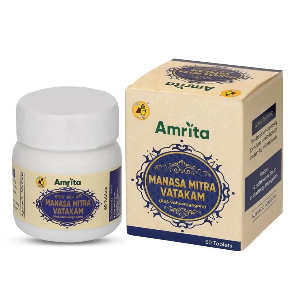 Amrita Manasa Mitra Vatakam 60 Tablets Main Image