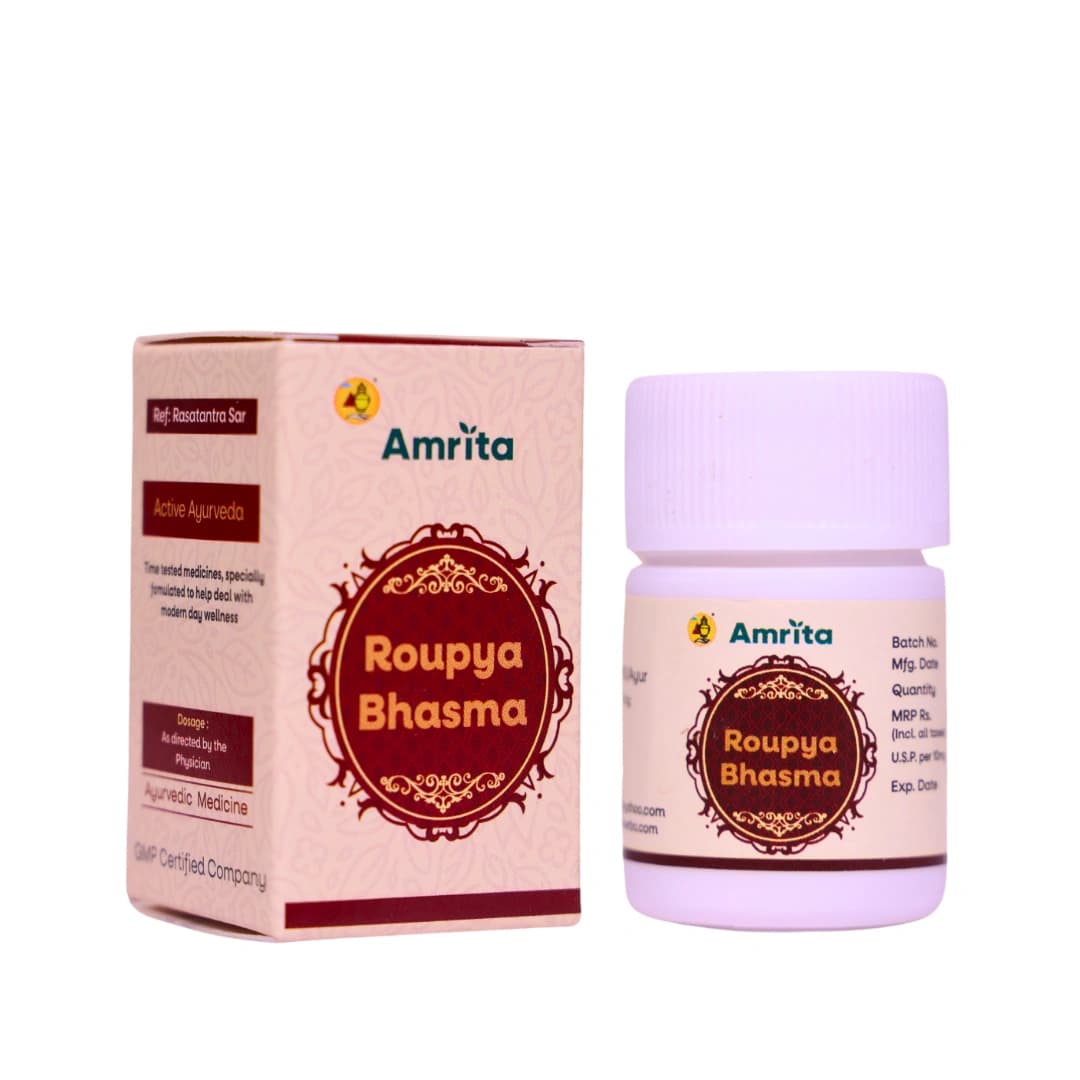 Amrita roupya bhasma 1 g shopindianproductsa