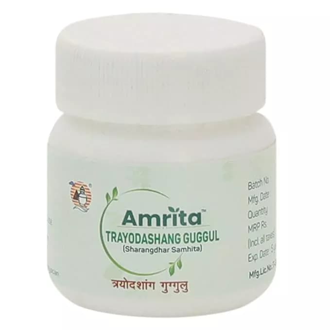 Amrita Trayodashang Guggul 60 Tablets Main Image