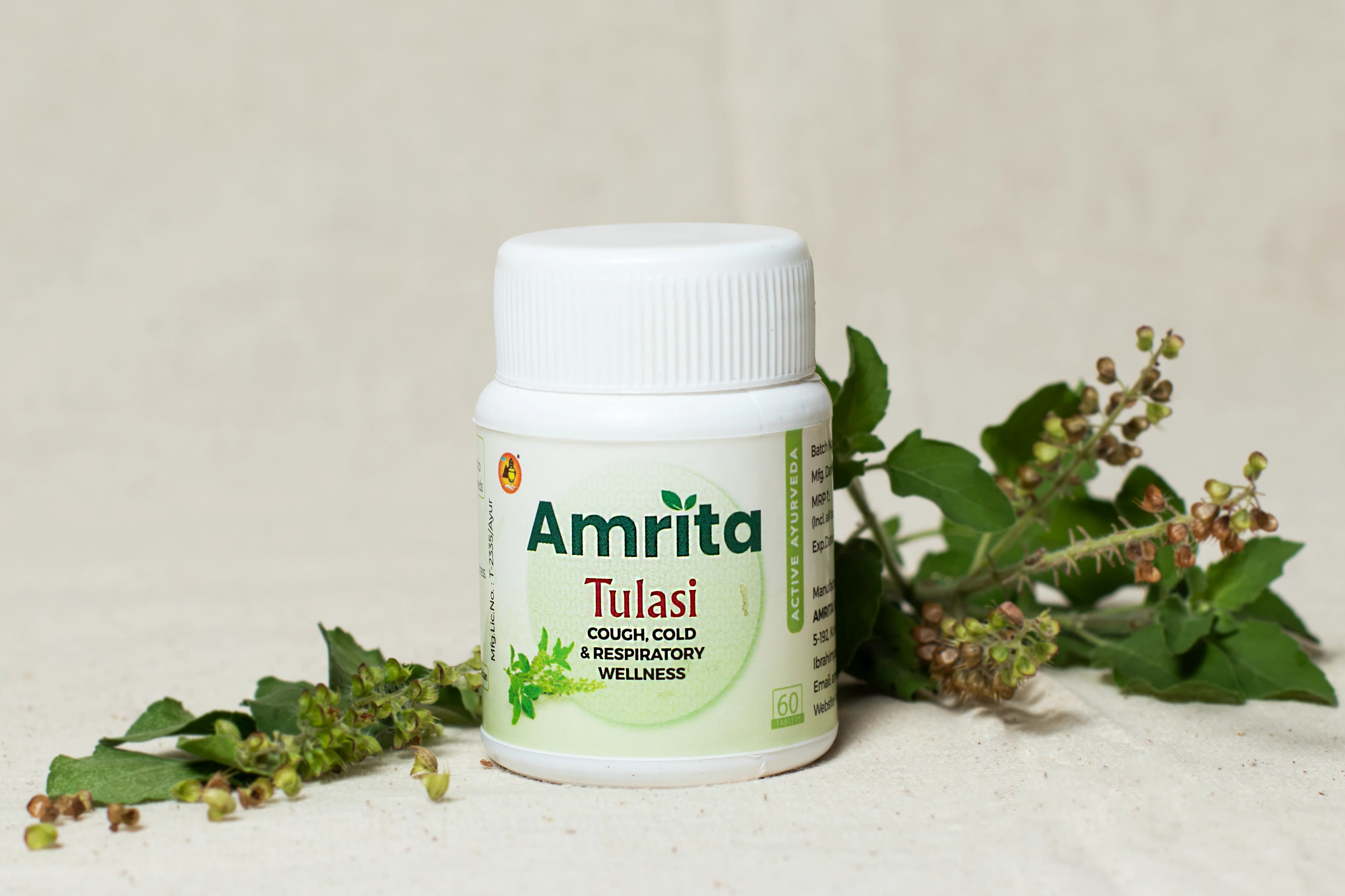 Amrita tulasi ghanvati 60 tablets shopindianproductsa