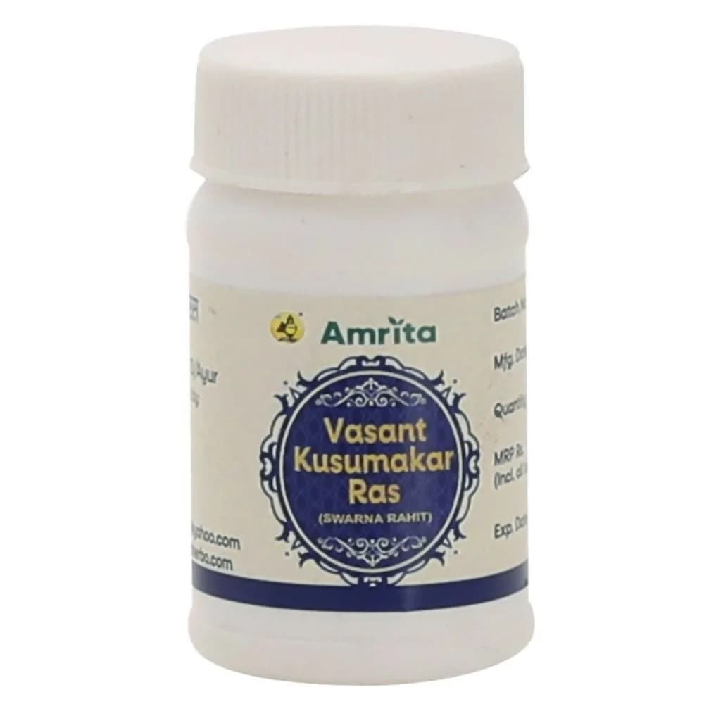 Amrita Vasant Kusumakar Ras (Swarna Rahit) Tablets Main Image