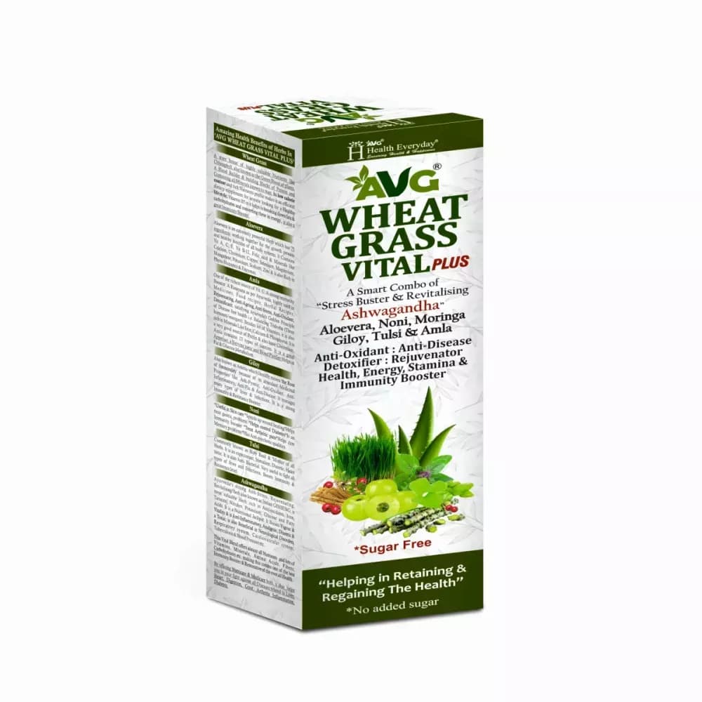 AVG Wheat Grass Plus Juice 500 ml Main Image