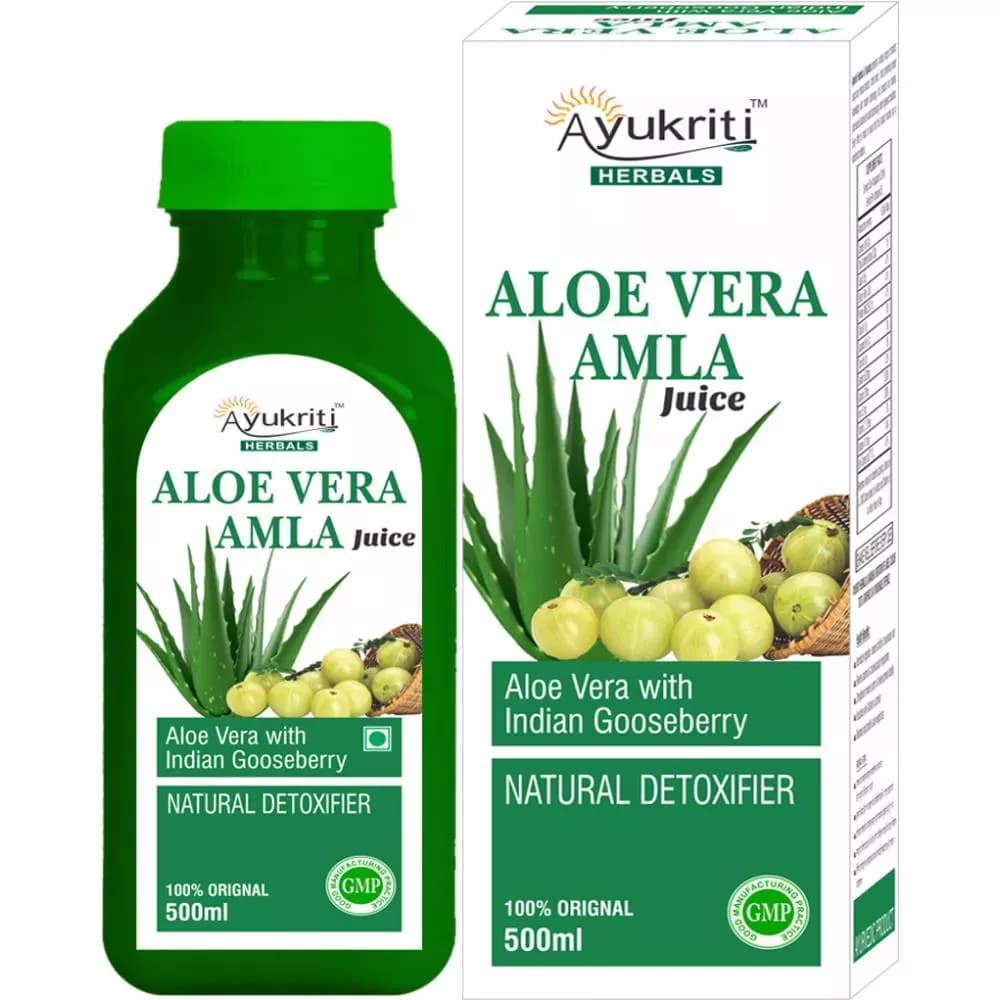Ayukriti Herbals Aloe Vera Amla Juice 500 ml Main Image