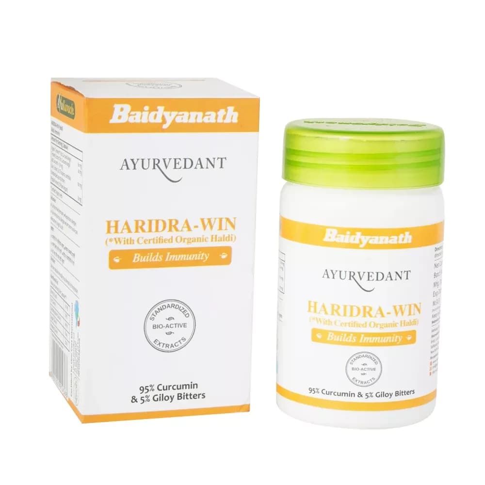 Baidyanath Ayurvedant Haridra-Win 60 Capsule bottle