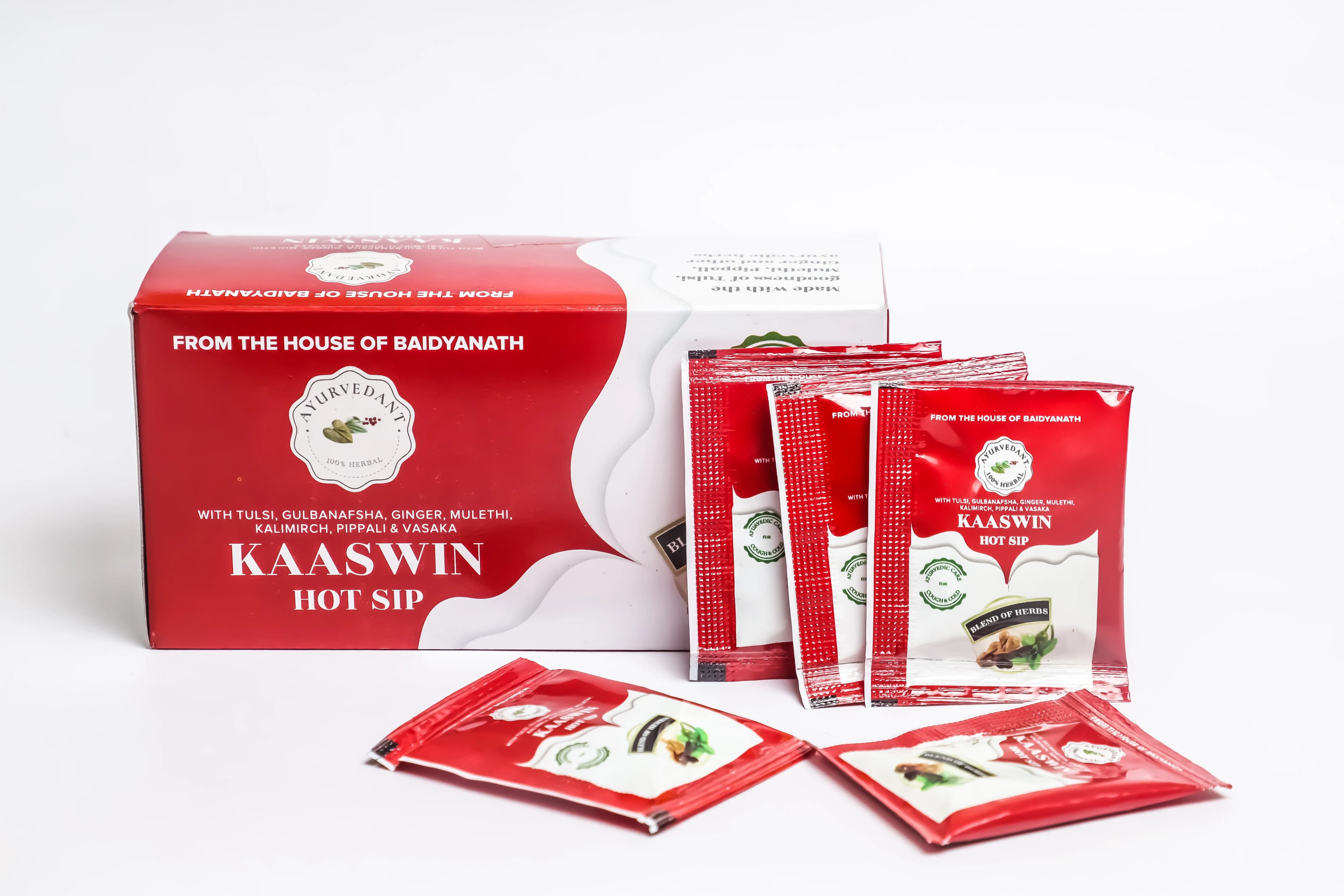 Baidyanath ayurvedant kaaswin hot sip 30 sachet shopindianproductsa