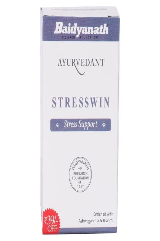 Baidyanath ayurvedant stresswin 60 tablet shopindianproductsa
