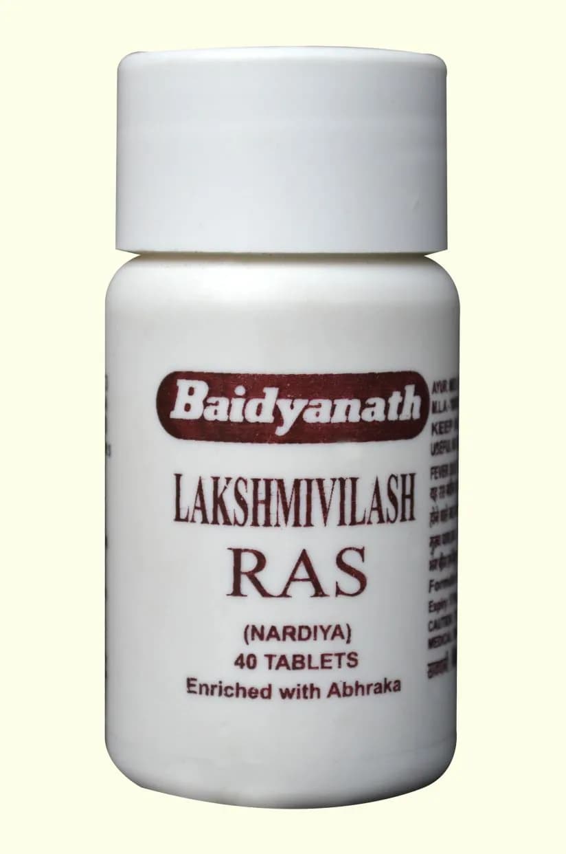 Baidyanath laxmivilas ras nardiya 40 tablet shopindianproductsa
