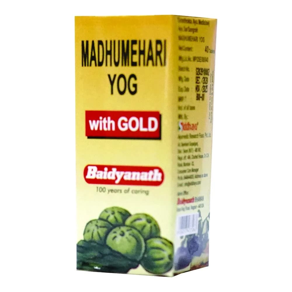 Baidyanath Madhumehari Yog With Gold 40 Tablets main image