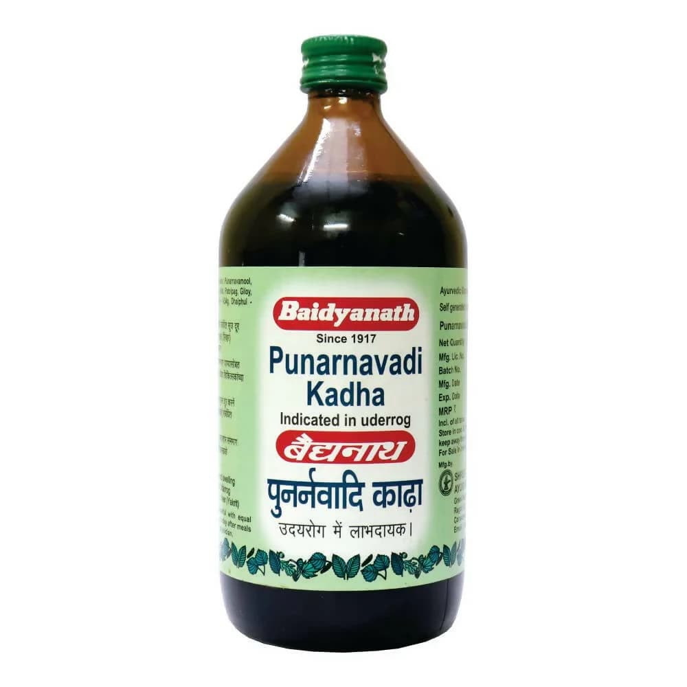 Baidyanath Nagpur Punarnavadi Kadha 450 ml bottle