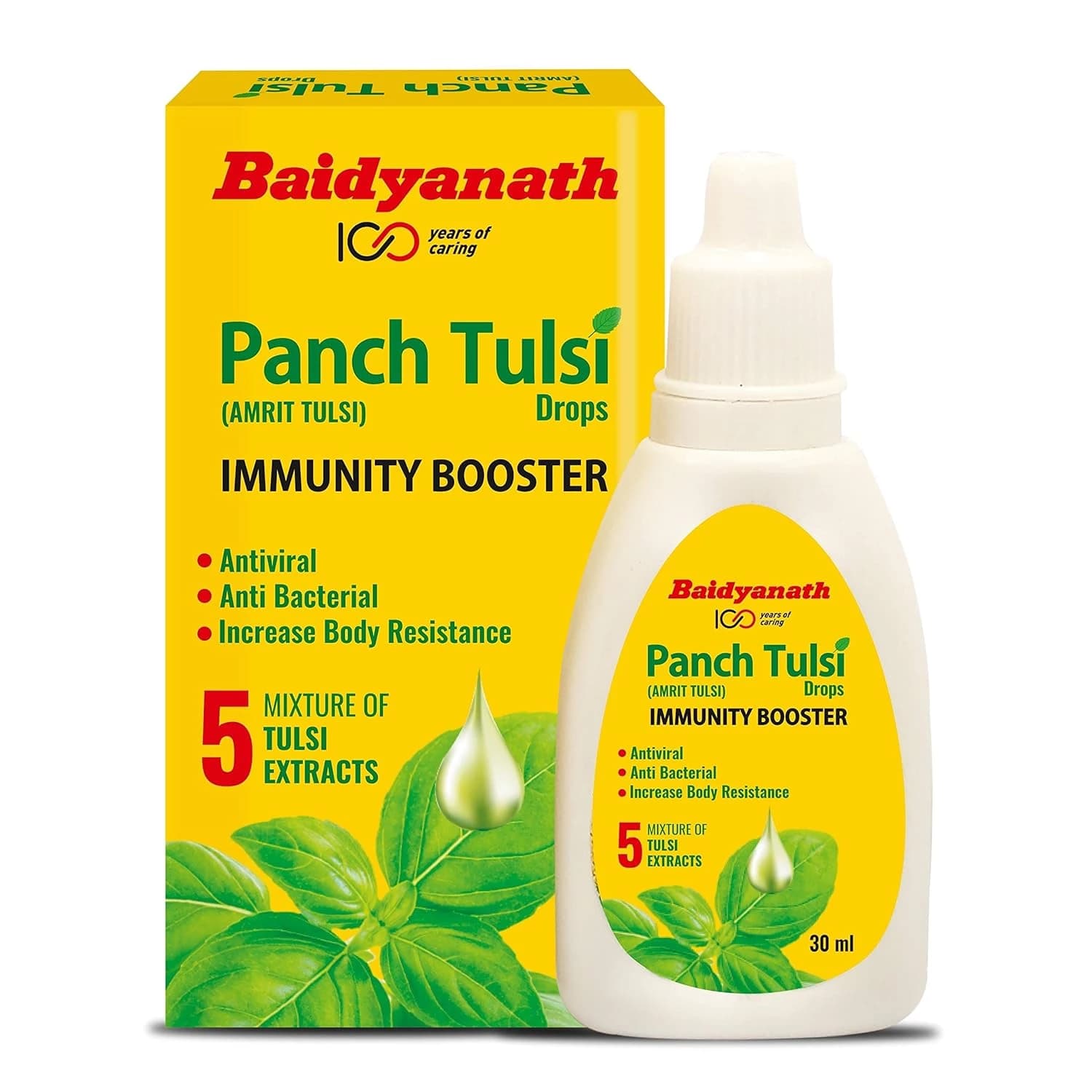 Baidyanath Panch Tulsi (Amrit Tulsi) Drop 30 ml main image