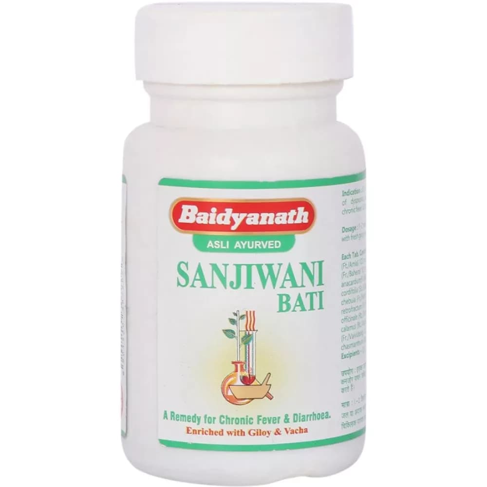 Baidyanath Sanjiwani Bati 40 Tablets bottle