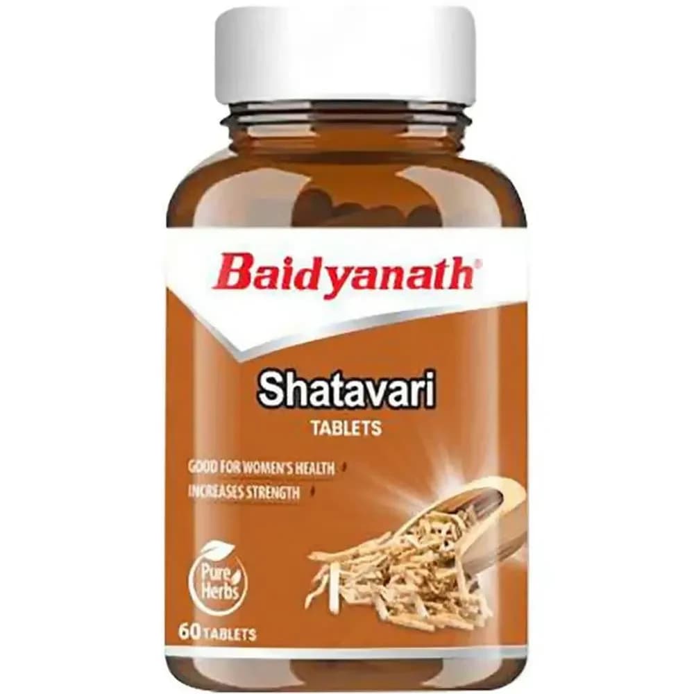 Baidyanath Shatavari Tablets 60 Tablets bottle
