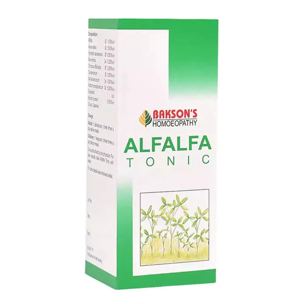 Bakson's Homeopathy Alfalfa Tonic 115 ml Main Image