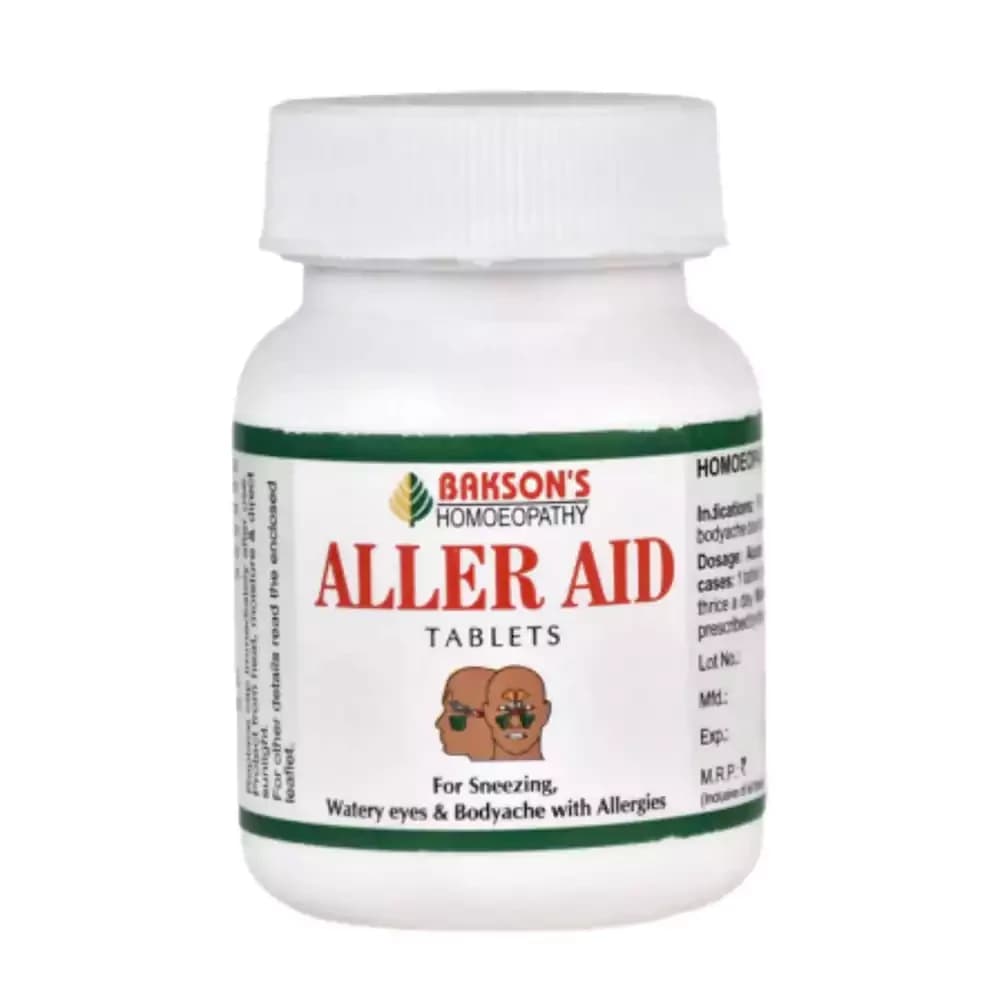 Bakson's Homeopathy Aller Aid Tablet 75 Tablets Main Image