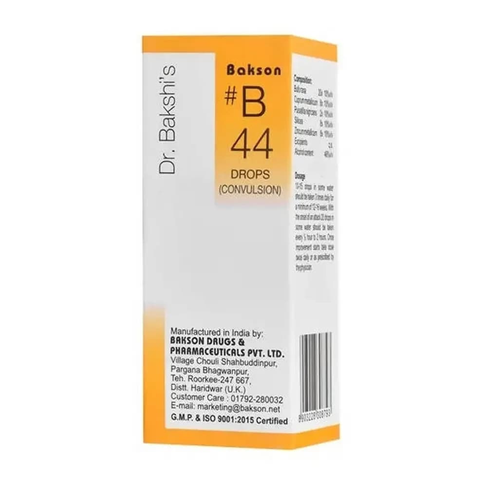 Bakson's Homeopathy B44 Convulsion Drop 30 ml Main Image