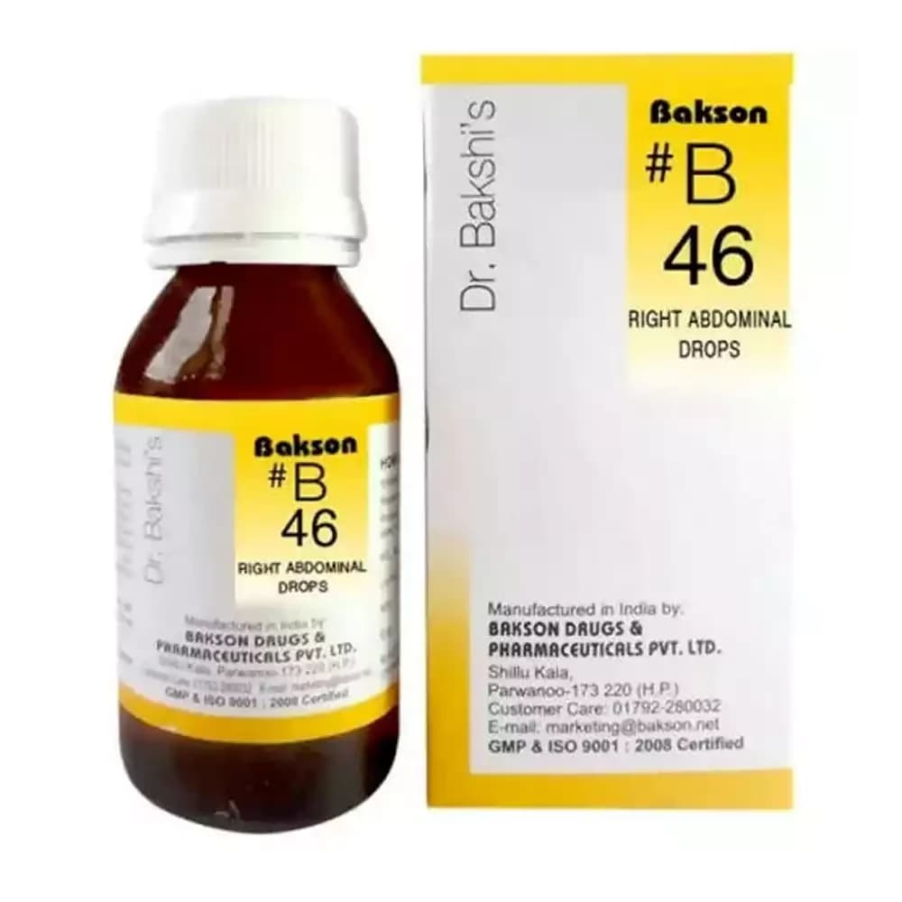 Bakson's Homeopathy B46 Drops 30 ml Main Image