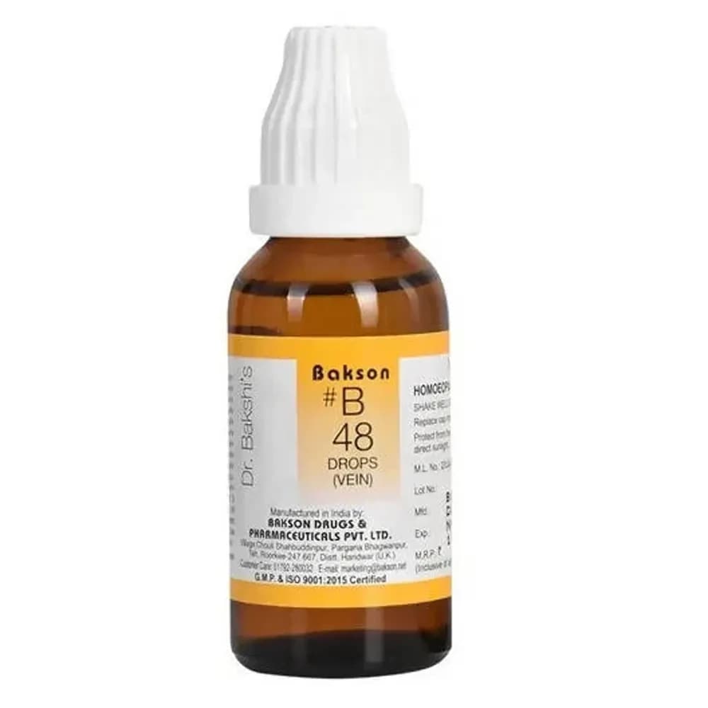 Bakson's Homeopathy B48 Drops 30 ml Main Image