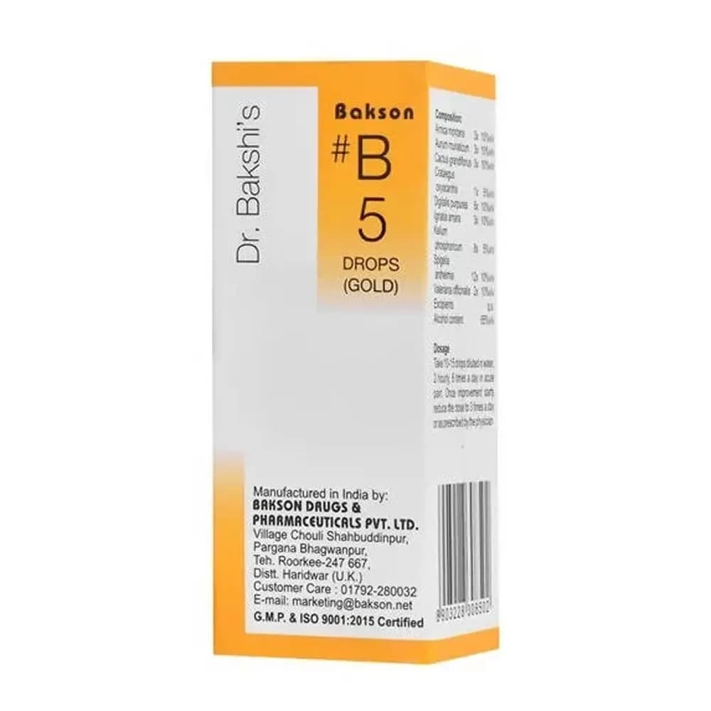 Bakson's B5 Gold Drop 30 ml Main Image