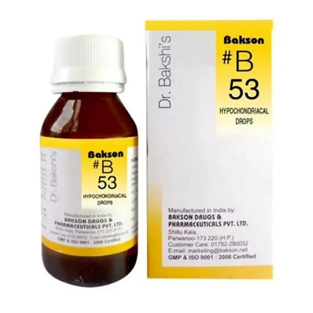 Bakson's Homeopathy B53 Drops 30 ml Main Image