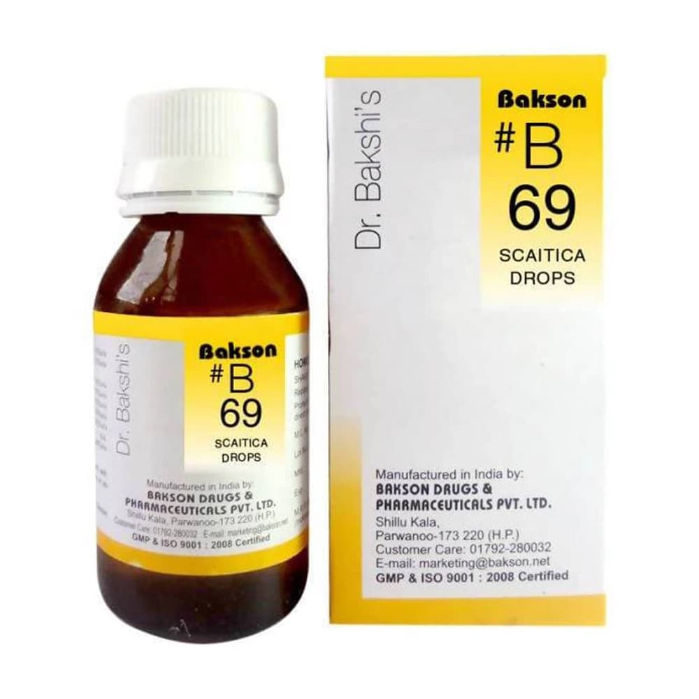 Bakson's Homeopathy B69 Sciatica Drop 30 ml Main Image