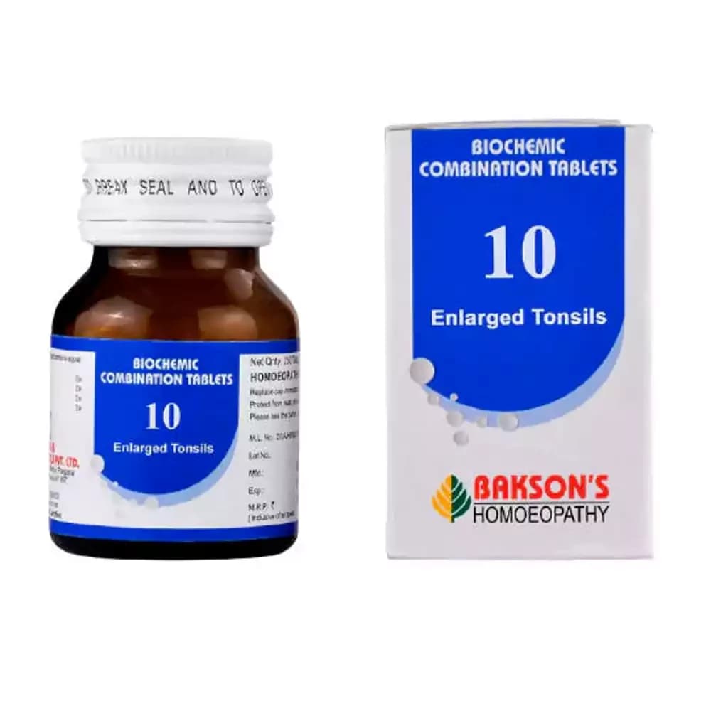 Bakson's Homeopathy Biochemic Combination 10 Tablets 25 g Main Image