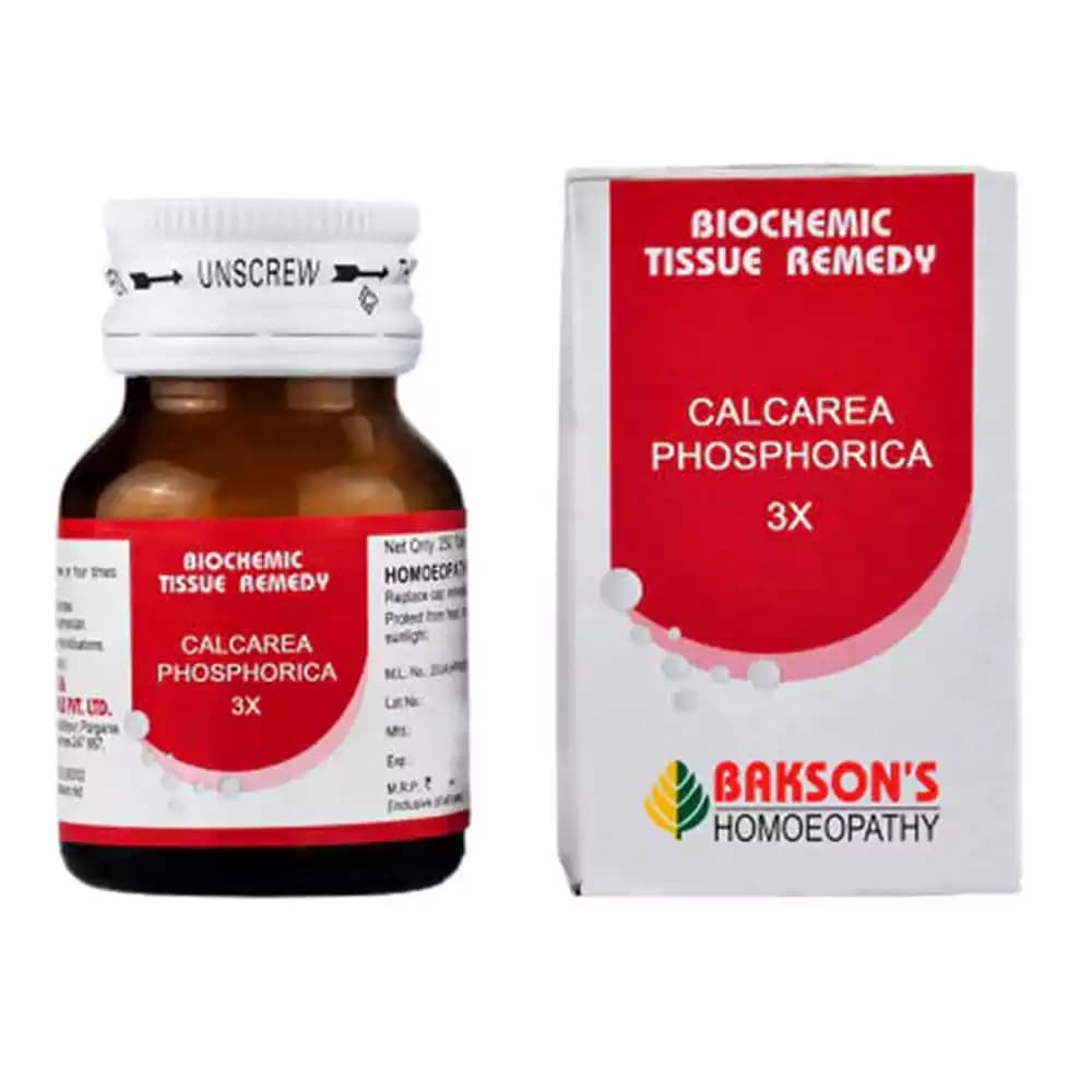Bakson's Homeopathy Calcarea Phosphorica Biochemic Tablets 25 g main Image
