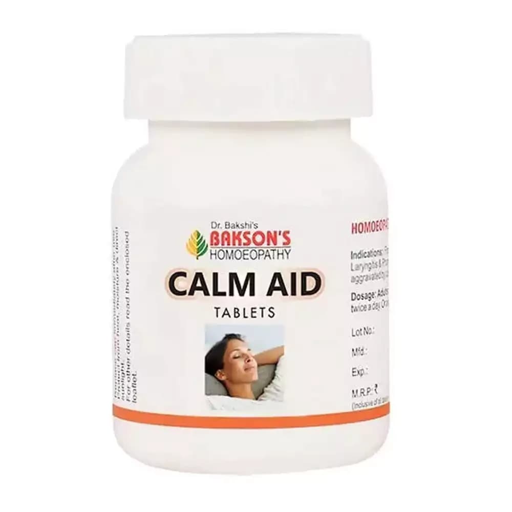 Bakson's Homeopathy Calm Aid Tablet 75 Tablets Main Image