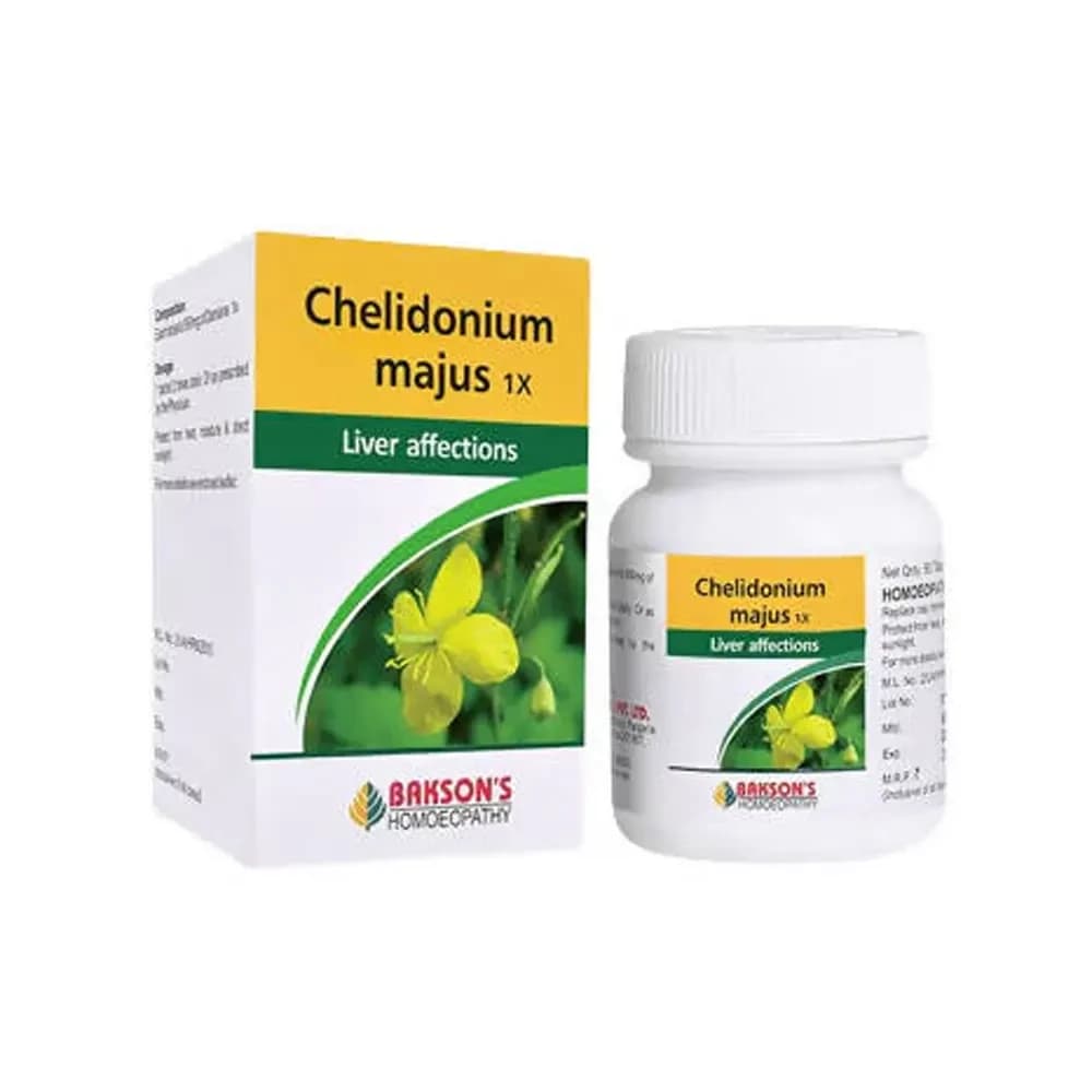Bakson's Homeopathy Chelidonium Majus Tablets 50 Tablets Main Image