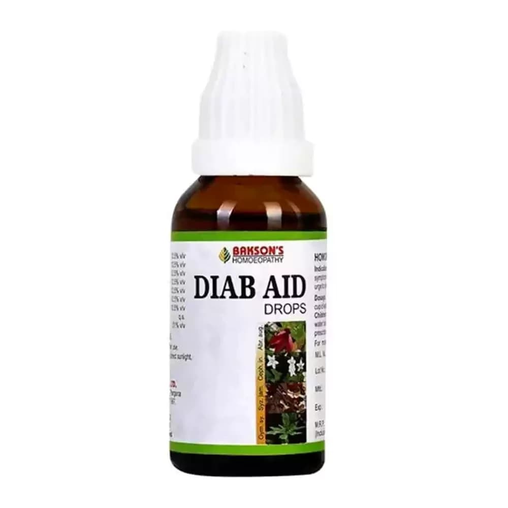 Bakson's Homeopathy Diab Aid Drop 30 ml Main Image