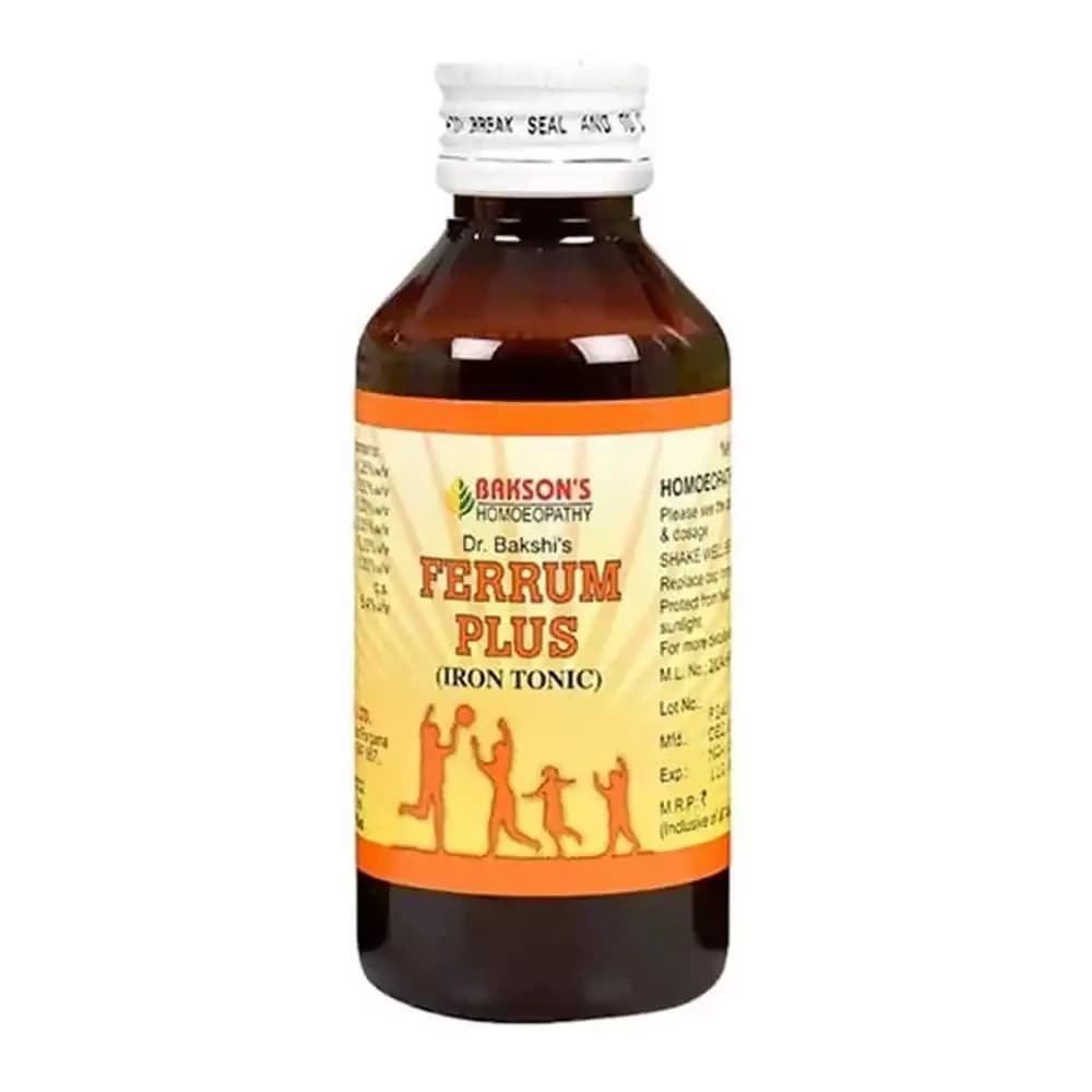 Bakson's Homeopathy Ferrum Plus 115 ml Main Image