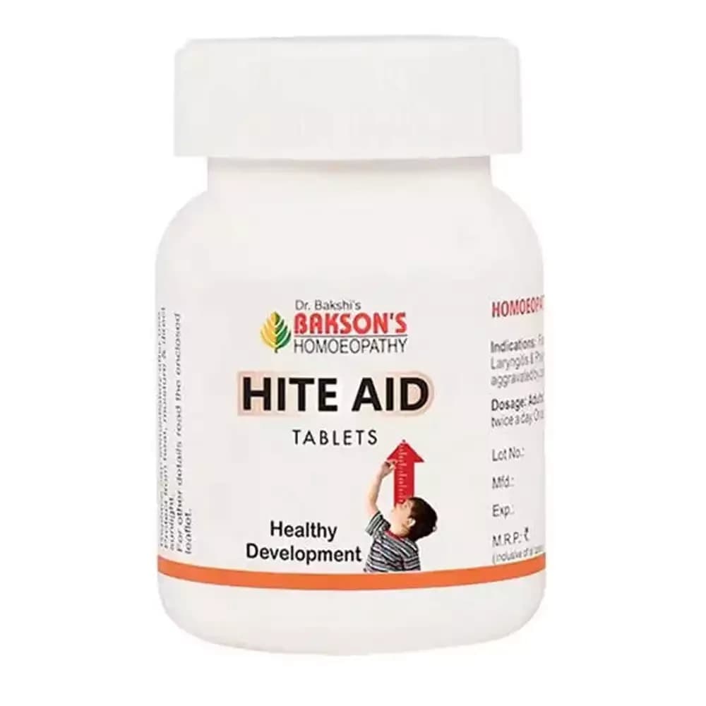Bakson's Homeopathy Hite Aid Tablet 75 Tablets Main Image