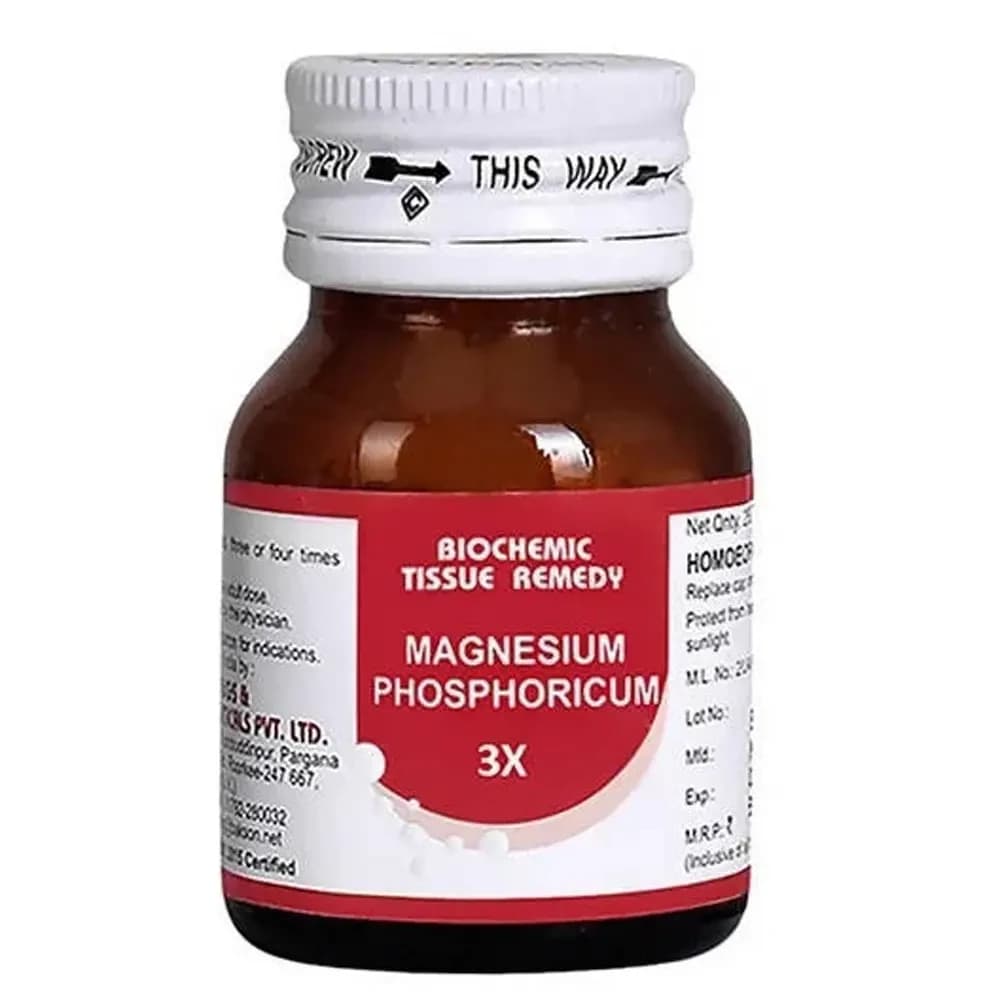 Bakson's Homeopathy Magnesium Phosphoricum Biochemic Tablets 25 g 3X Main Image
